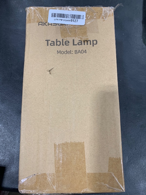 Photo 1 of AKASUKI 18Inch Table Lamp with Dual Charging Station, 3 Way Dimmable Touch Lamp for Bedroom, Living Room, Office(LED