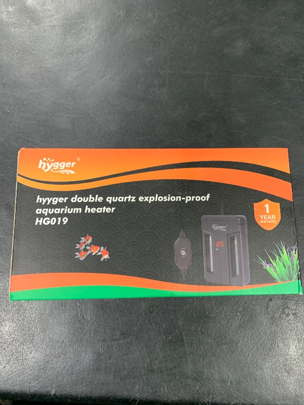 Photo 1 of hygger Aquarium Heater,75W/150W/300W Submersible Fish Tank Water Heater Double Quartz Explosion-Proof with for Freshwater Saltwater Tank