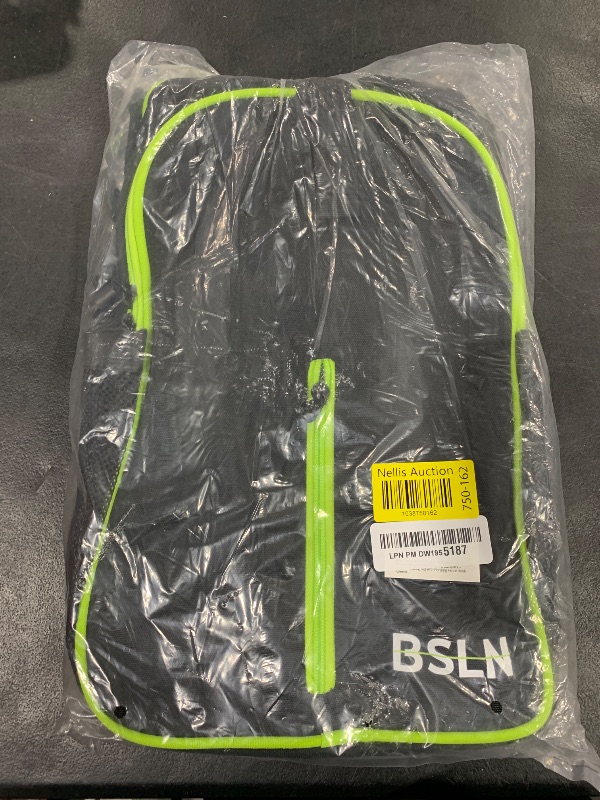 Photo 1 of BSLN Pickleball Bag - Pickleball Bags for Women Men, Crossbody Sports Backpack – Adjustable Sling Bag with Hanging Fence Hook (Green)
