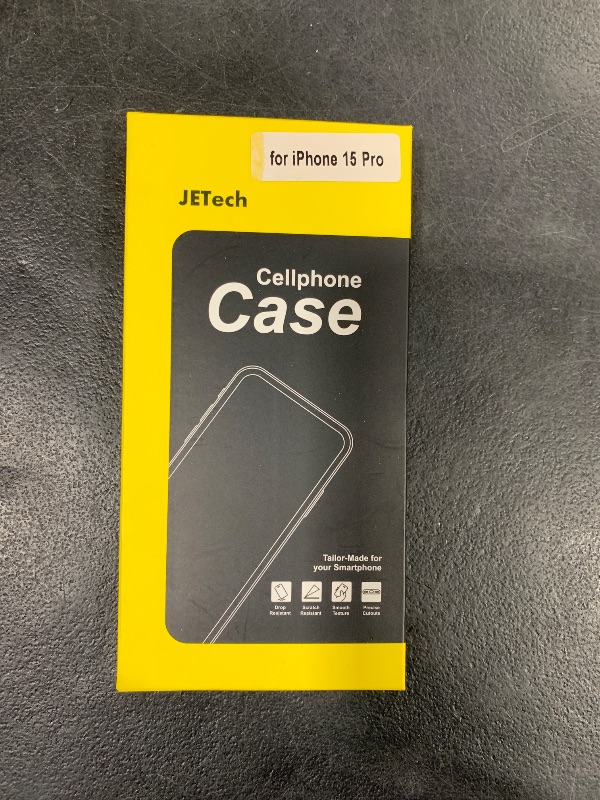 Photo 1 of JETech Case for iPhone 15 Pro 6.1-Inch, Heavy Duty Dual-Layer Rugged Protection, Shockproof Protective Tough Phone Cover with Matte Back (Navy)