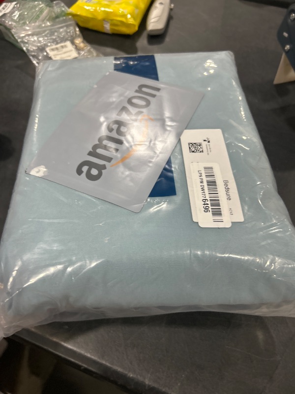 Photo 1 of Bedsure Mineral Blue Duvet Cover King Size - 3 Pieces Prewashed Extra Soft Bedding Set, Includes 1 Duvet Cover 104x90 Inches with Zipper Closure & 2 Pillow Shams, Comforter Not Included