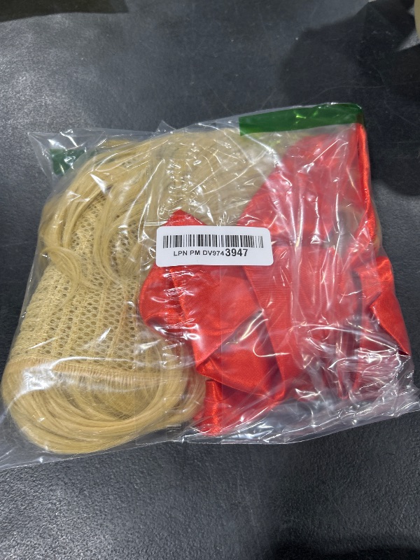 Photo 1 of ALLAURA 3pc Donald Wig + Flag Pin + Red Tie | Donald Costume For Adults | Toupee Blonde Donald Wig Couples Halloween Costumes Compatible with Donald Hair Wig