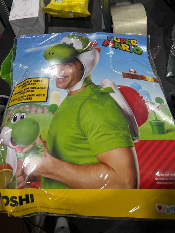 Photo 1 of Disguise Men's Yoshi Costume Accessory Kit - Adult, Green, One Size