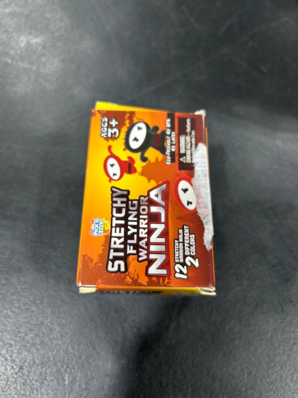Photo 1 of PICK A TOY Stretchy Flying Ninjas 12-Pieces, Slingshot Toys for Boys & Girls, Easter Egg Filler, Karate Birthday Goodie Bags Stuffer & Ninja Party Favors Supplies