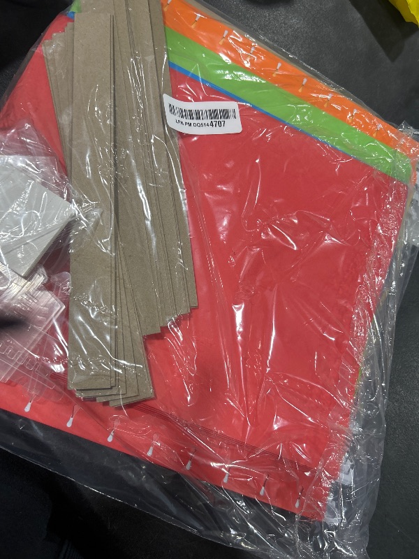 Photo 1 of 30 Pack Hanging File Folders Letter Size, Assorted A4 Hanging Folders with 1/5-Cut Adjustable Tab, 1 Inch Expansion, Extra Capacity Hanging File Folders, Perfect Office, Home, Classroom Supplies