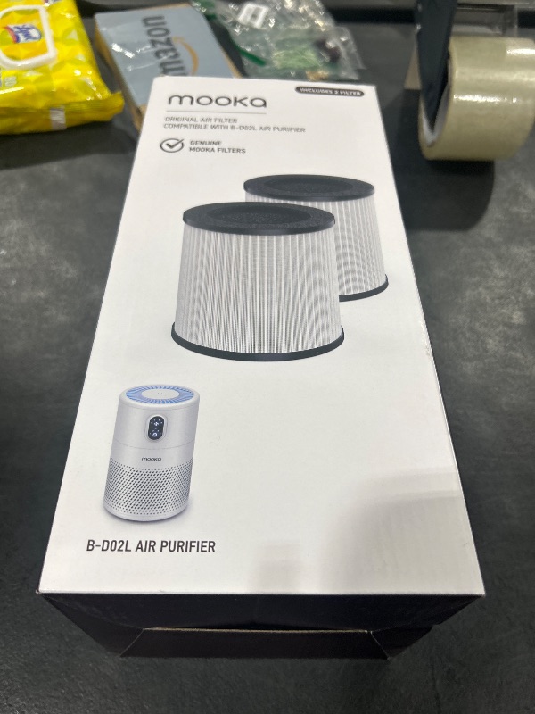 Photo 1 of MOOKA Official Certified Replacement HEPA Filter for B-D02L/B-D02 Air Purifier (2-PACK)