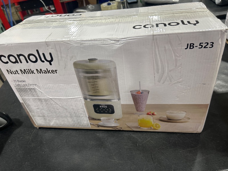 Photo 1 of 58oz Nut Milk Maker Machine, 10 in 1 Automatic Nut Milk Maker with 20 Blades, LED Display, Soy Milk Maker with 24H Delay Start&12H Keep Warm, Almond Milk Maker for Homemade Oat, Milk Shake