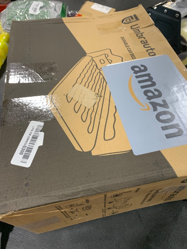 Photo 1 of Umbrauto Car Air Mattress Bed: Inflatable SUV Camping Sleeping Pad for Truck Back Seat with Pump & Pillows, Blow Up Backseat Car Mattress for Van Rear Seat