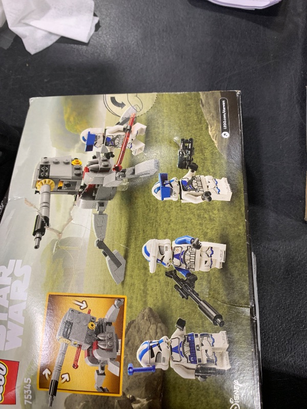 Photo 1 of LEGO Star Wars 501st Clone Troopers Battle Pack Toy Set, Buildable AV-7 Anti Vehicle Cannon, with 4 Clone Trooper Minifigures, Portable Travel Toy, Great Birthday Gift for Kids Ages 6 and Up, 75345