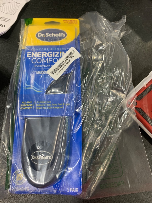 Photo 1 of Dr. Scholl’s Energizing Comfort Women’s Everyday Insoles with Massaging Gel - Clinically Proven, All-Day Energy and Comfort Inserts with Patented Triple Gel Design - Shock Absorbing, Arch Support