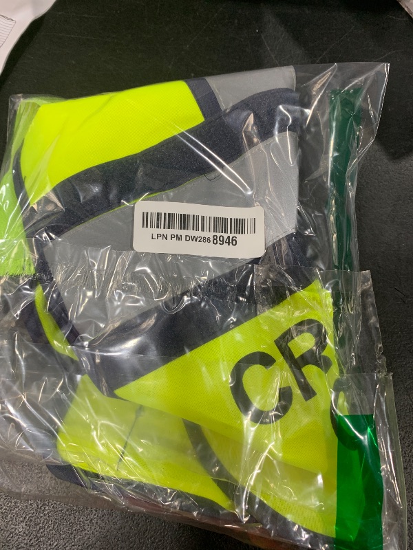Photo 1 of VIEWBRITE Reflective (Class 2) Crossing Guard Vest Lime Green - School Crossing Guard Vest with 5 Point Breakaway High Visibility Yellow/Green Neon