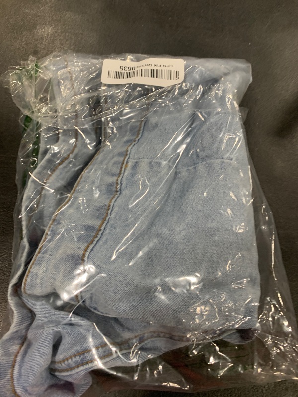 Photo 1 of POLIRO Denim Skort for Women Trendy Slit Mini Denim Skirt Casual Stretchy Jean Skirt with Shorts Summer Short Skirt