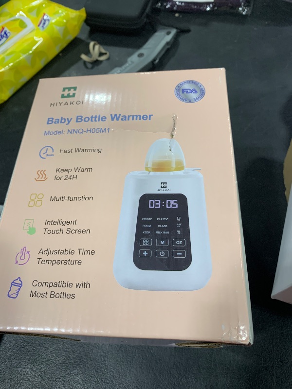 Photo 1 of Bottle Warmer, HIYAKOI Baby Bottle Warmer for Breastmilk or Formula, Water Bath Technology with Accurate Temperature Control, Automatic Shut-Off, Bottle Warmer for All Bottles