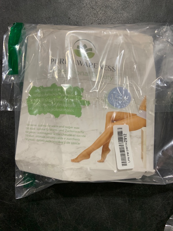 Photo 1 of 150 Wax Strips - Non Woven Fleece Stripes For Warm Wax And Sugar Paste - Skin-friendly And Tear-resistant Hair Removal For Any Type Of Depilation On The Leg, Chest, Back, Intimate Area And Face PA