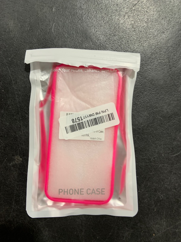 Photo 1 of SUPFINE Magnetic for iPhone 16 Case (Compatible with MagSafe) (10 FT Military Grade Drop Protection) Slim Translucent Matte Shockproof with Anti-Fingerprint Phone Case,Hot Pink