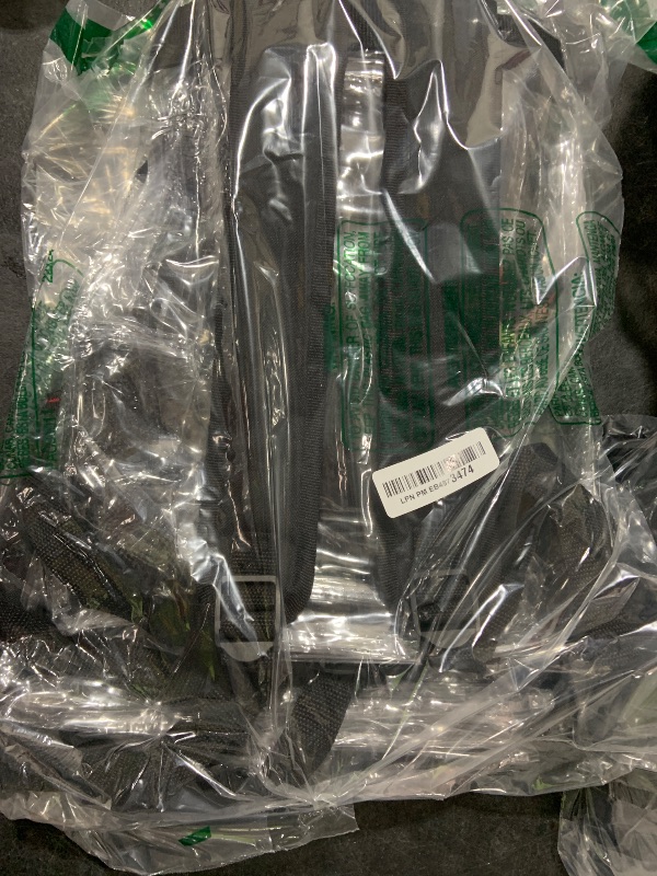 Photo 1 of Fomaris Clear Backpack See Through Transparent Plastic Clear Bookbags for School, College, Stadium,Work Black, 2 Pack Bulks