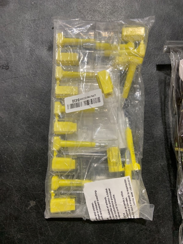 Photo 1 of 10pcs ISO 17712 Numbered High Security Seals C-TPAT Certified | Truck Trailer Tamper-Resistant Cargo Locks, Yellow