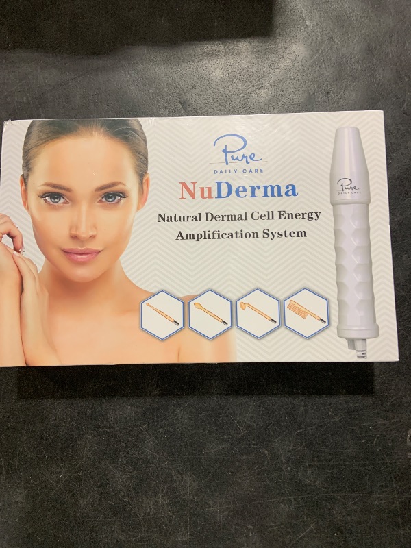 Photo 1 of NuDerma Handheld Skin Therapy Wand Machine w/Neon – Anti-Aging - Skin Tightening - Wrinkle Reducing - Dark Circles – Clarifying - Hair & Scalp Stimulator
