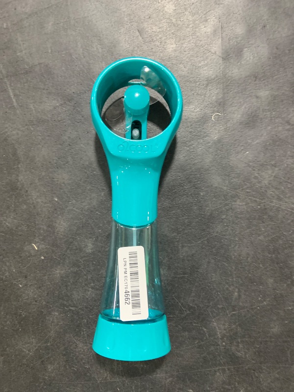 Photo 1 of O2COOL Elite Battery Powered Handheld Water Misting Fan (Teal)