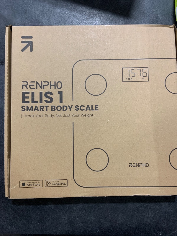 Photo 1 of RENPHO Smart Scale for Body Weight, FSA HSA Eligible, Digital Bathroom Scale BMI Weighing Bluetooth Body Fat Scale, Body Composition Monitor Health Analyzer with Smartphone App, 400 lbs - Elis 1