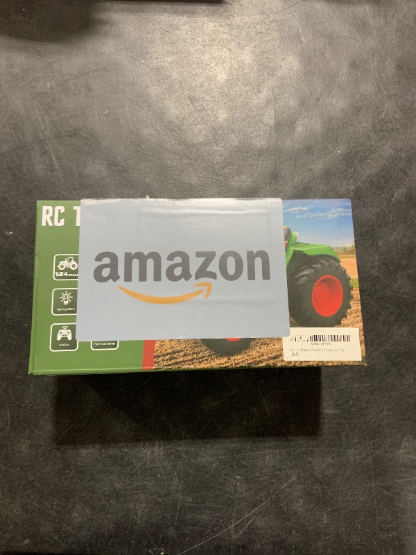 Photo 1 of Remote Control Tractor Toys for Kids 3-5, RC Tractor Toy with Farmer & Light,1:24 Scale, Rechargeable Farm Toy Tractor for Toddler Toy Set Birthday Gifts for 3 4 5 Year Old Kids Boys Girls