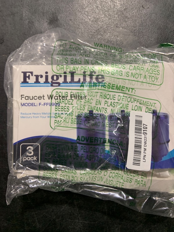 Photo 1 of FrigiLife Faucet Water Filter Replacement for Pur® Plus RF9999® RF3375, FM-2500V, FM-3700 PFM350V PUR-0A1 PFM400H PFM450S PFM150W FM2500V FM-3700 for All PUR Faucet Filtration Systems, 3Combo