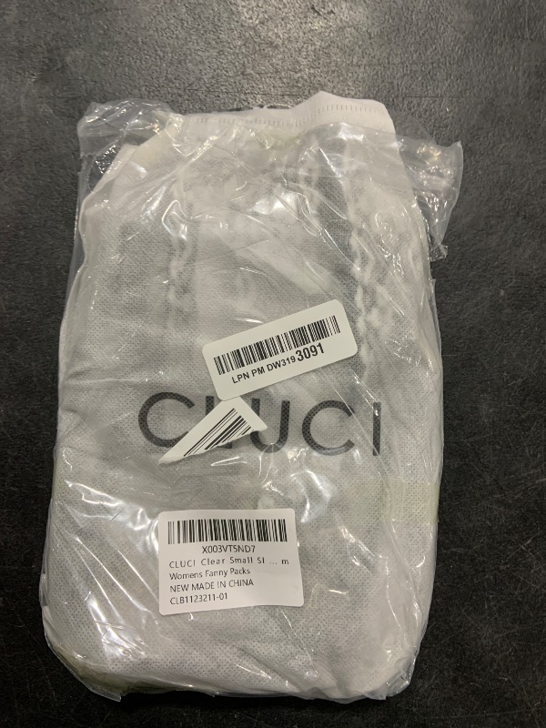 Photo 1 of CLUCI Clear Bag for Stadium Events, Clear Bag Purses for women Crossbody Transparent, Crossbody Purses for Concerts Sports Black