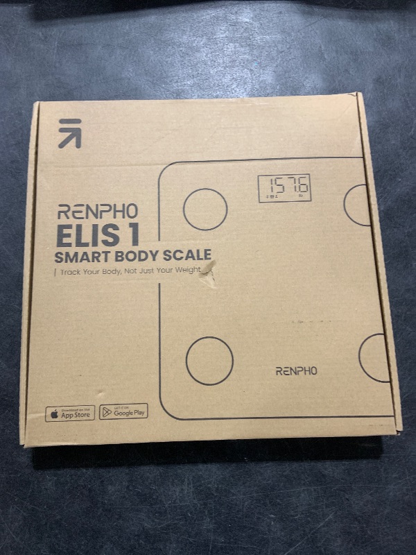 Photo 1 of RENPHO Smart Scale for Body Weight, FSA HSA Eligible, Digital Bathroom Scale BMI Weighing Bluetooth Body Fat Scale, Body Composition Monitor Health Analyzer with Smartphone App, 400 lbs - Elis 1