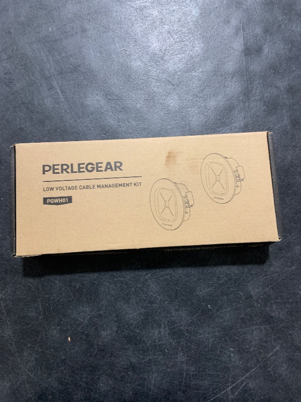 Photo 1 of Perlegear Cord Hider for Wall Mounted TV, Wire Hiders for Mounted TV and Speakers, in-Wall Cable Management Kit, Includes Drill Template, Dust Bag and Hole Saw Drill Attachment