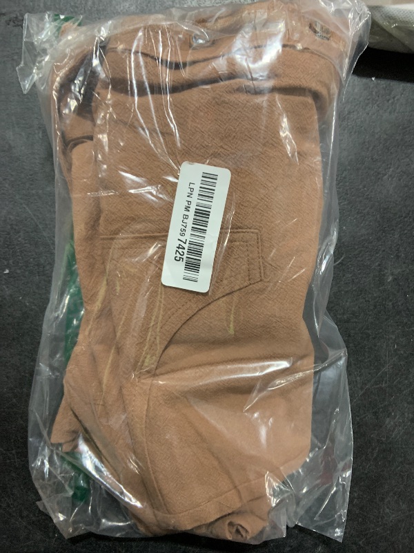 Photo 1 of Yeokou Womens Overalls Linen Cotton Jumpsuits Loose Casual Jumpers with Pockets(Khaki-L)
