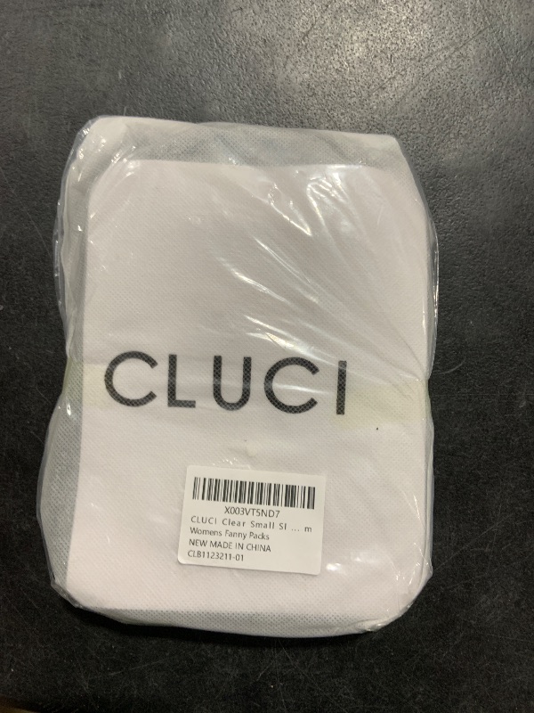 Photo 1 of CLUCI Clear Bag for Stadium Events, Clear Bag Purses for women Crossbody Transparent, Crossbody Purses for Concerts Sports Black