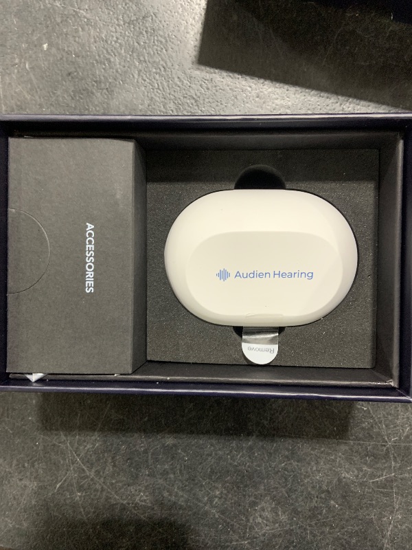 Photo 1 of Audien ION Wireless Rechargeable OTC Hearing Aid, Premium Comfort Design and Nearly Invisible