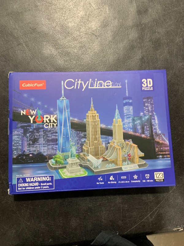 Photo 1 of 3D Puzzles for Kids Ages 8-10 Arts Crafts for Kids Ages 8-12 New York Cityline 3D Architecture Crafts for Girls Ages 8-12, Toys Gifts for 8 Year Old Girls Gifts for 10 Year Old Girl Building Model