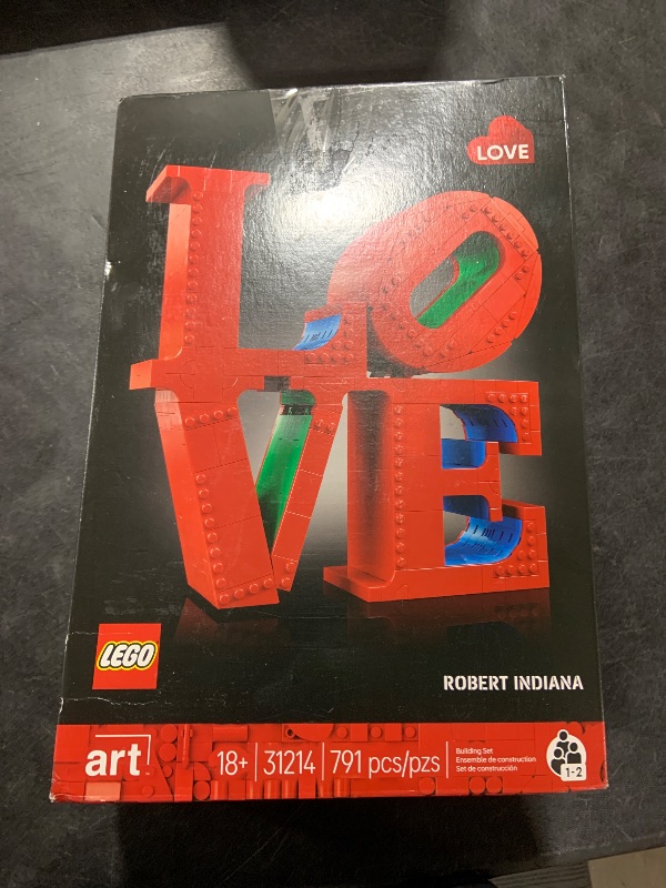 Photo 1 of LEGO Art Love Collectible Building Sets - DIY Kit for Adults, Ages 18+ - Craft for Home Decor & Display - Gift Idea for Anniversaries, Birthdays, & More - 31214