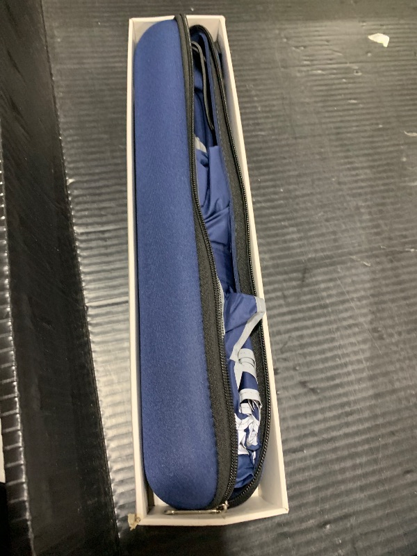Photo 1 of dark blue umbrella with case 