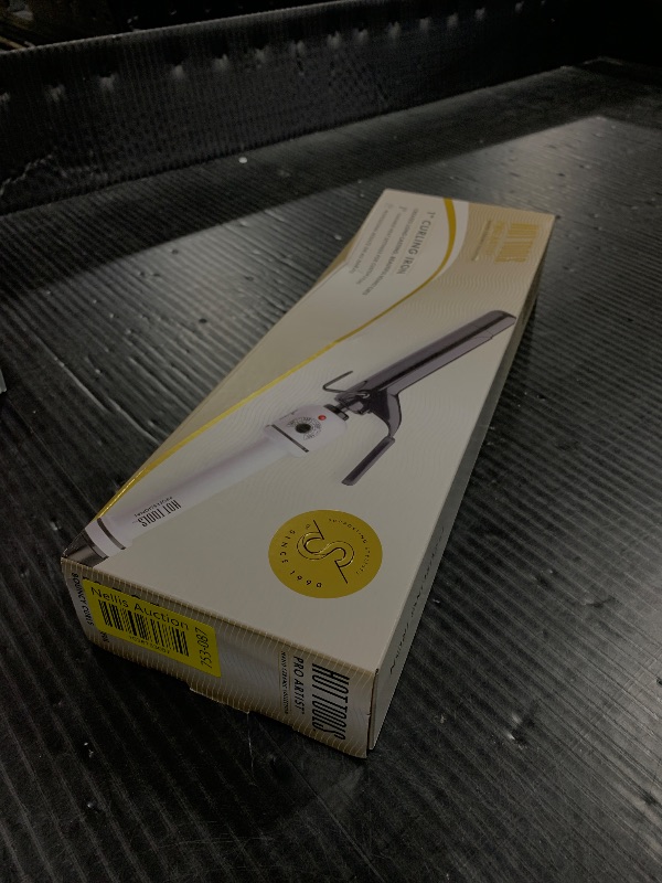 Photo 1 of HOT TOOLS Pro Artist Nano Ceramic Curling Iron/Wand | For Smooth, Shiny Hair (1” in) Black/White