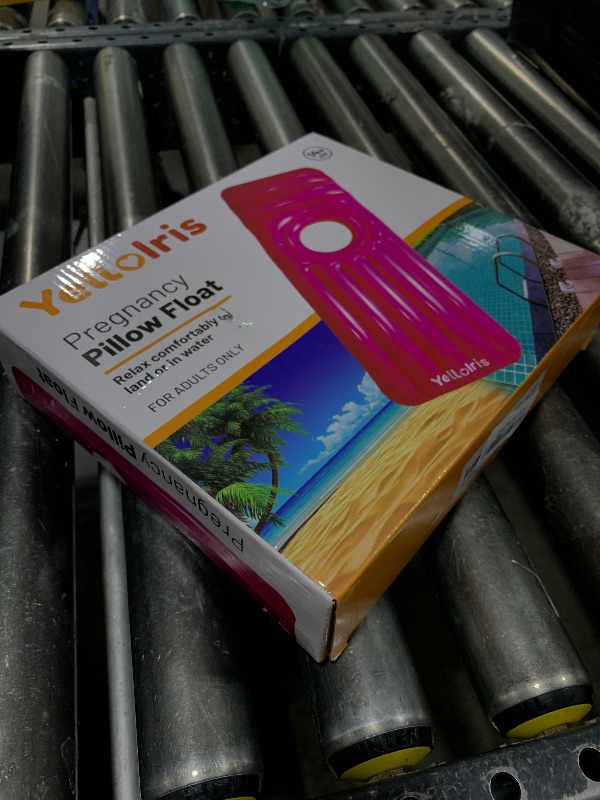 Photo 1 of Inflatable Pregnancy Pool Float with Belly Hole – Full-Body Maternity Airbed for Ultimate Comfort – Pink Pregnancy Float for Relaxing Summer – Perfect Support for Baby Bump While Lounging or Swimming