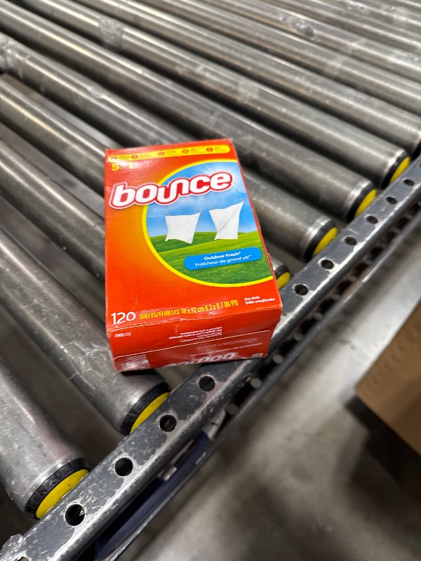 Photo 1 of Bounce Dryer Sheets Laundry Fabric Softener, Outdoor Fresh Scent, 120 Count