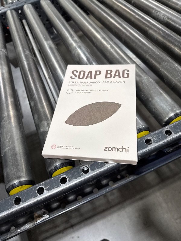 Photo 1 of ZOMCHI 2 Pieces Exfoliating Soap Bags, Soap Savers for Bar Soap, Soap Bar Pouch for Deep Exfoliation, Foaming Soap Sock for Shower
