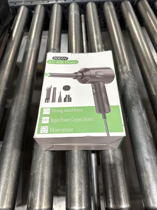 Photo 1 of Goweto Compressed Air Duster - Air Blower - Keyboard Cleaning Kit - Energy Efficient - Environmental Alternative to Spray Air Can - 5.74 oz Powerful Motor(Purple)