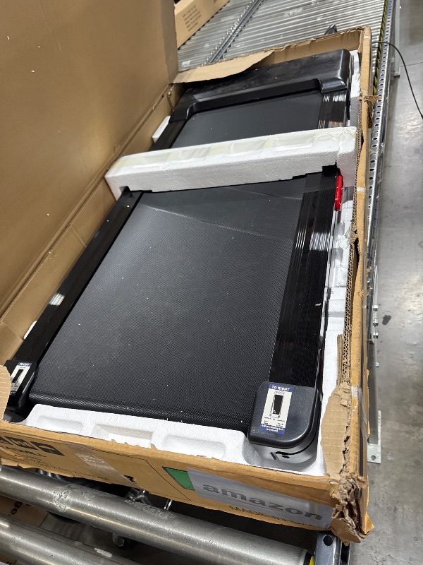 Photo 1 of TRAILVIBER Walking Pad Treadmill with 12% 9-Level Auto Incline, 450 lbs Capacity and RGB LED Screen Under Desk Treadmill with Auto Incline and Hiking Mode, Compact Treadmills for Home Small/Office