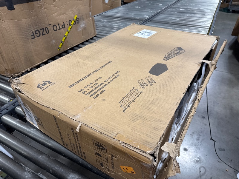 Photo 1 of MeeFar Roof Rack Carrier Basket Universal Rooftop 65" X 39" X 6" Large Size Roof Rack + Waterproof Bag 20 Cubic Feet (51" 40" 17"), and Cargo Net with Attachment Hooks, Ratchet Straps