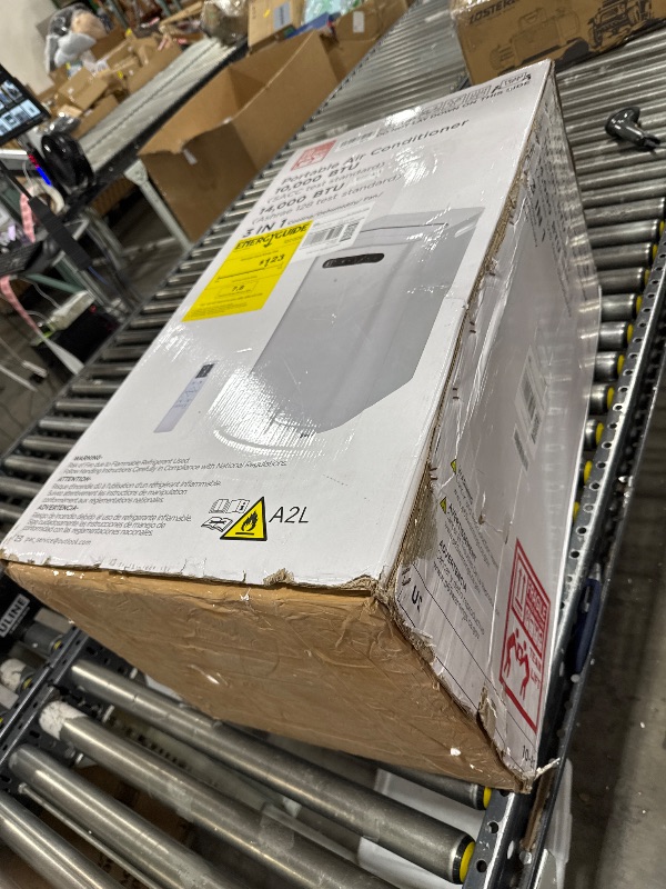 Photo 1 of 14000 BTU Portable Air Conditioners for Room up to 700 Sq. Ft, 3-IN-1 Portable AC Unit with Fan Dehumidifier, Drainage-free Cooling, 48 dB Quiet Sleep Mode, 24H Timer, Auto Swing, Windows Kit Included