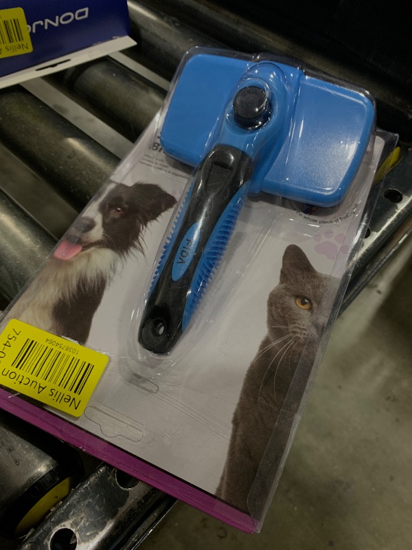 Photo 1 of Fida Self Cleaning Slicker Brush with Protective Ball Tips, Dog & Cat Brush for Shedding and Grooming Loose Undercoat, Mats - Small to Large Dogs & Cats, Short to Long Hair