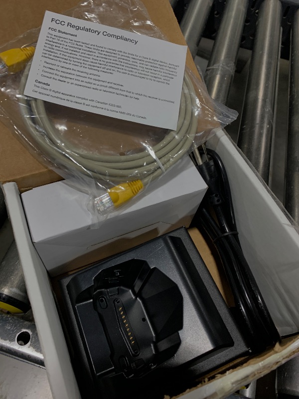 Photo 1 of Ethernet Cradle for Zebra MC9300, MC9400, MC9450. Heavy Steel Chassis: Portsmith PSCK-MC9300E
