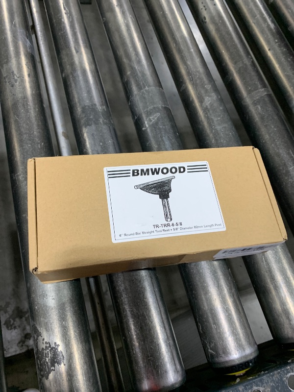 Photo 1 of BMWOOD 6" Tool Rest with 5/8" (16mm) Diameter 82mm Length Post, Woodlathe Heavy Duty Round Bar Straight Tool Rest.