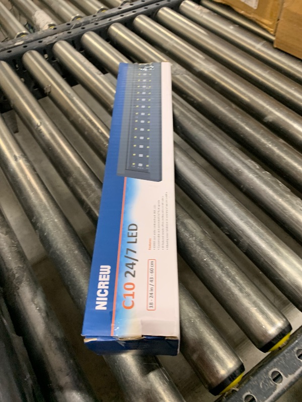 Photo 1 of NICREW C10 24/7 LED Aquarium Light for Plants, 18-24 Inches, Full Spectrum Fish Tank Light with Timer, Brightness Adjustable