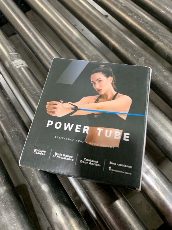 Photo 1 of Resistance Bands with Handles, Exercise Resistance Bands, Workout Bands with Door Anchors, Adjustable Length, for Resistance Training, Physical Therapy, Home Workouts (Green (Medium))