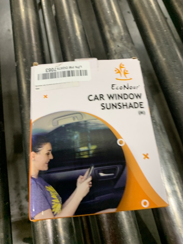 Photo 1 of EcoNour Car Window Screens for Camping (Pack of 2) | 100% Protection from Bugs, UV and Mosquito Net | Breathable Mesh Baby Window Covers for Privacy Blackout (Medium 32"x16") | Car Window Accessories