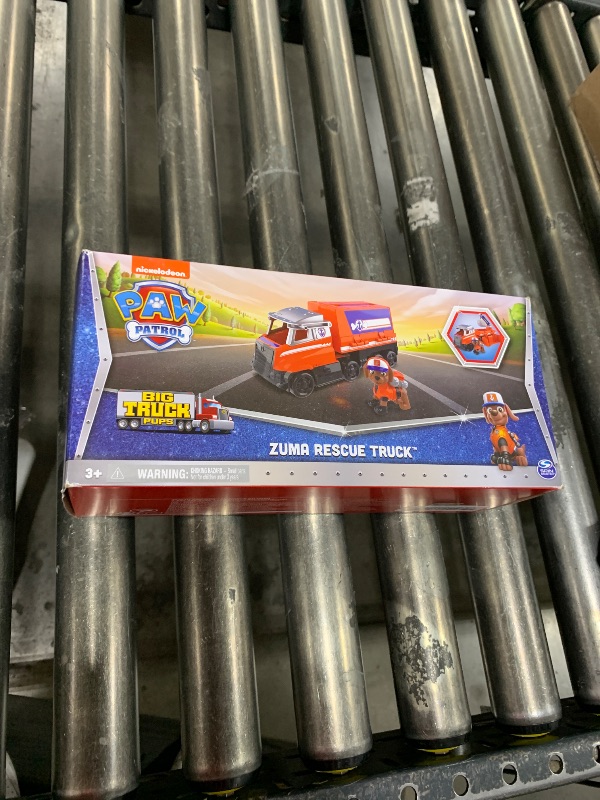 Photo 1 of Paw Patrol, Big Truck Pup’s Zuma Transforming Toy Trucks with Collectible Action Figure, Kids Toys for Ages 3 and up